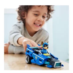 Paw Patrol The Mighty Movie Politiewagen Met Chase-Actiefiguur Licht En Geluid