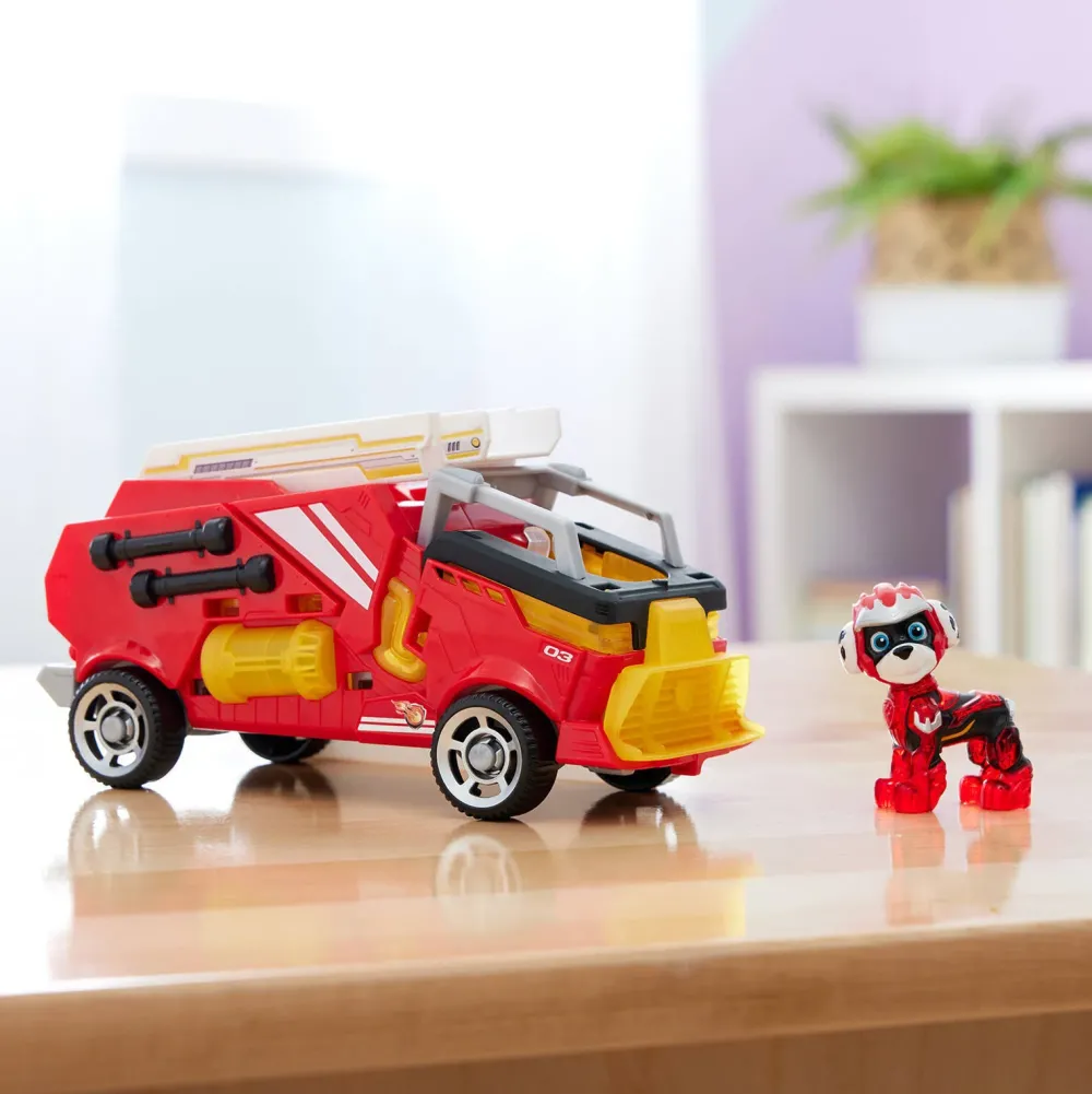 Paw Patrol The Mighty Movie Brandweerauto Met Licht En Geluid Met Marshall