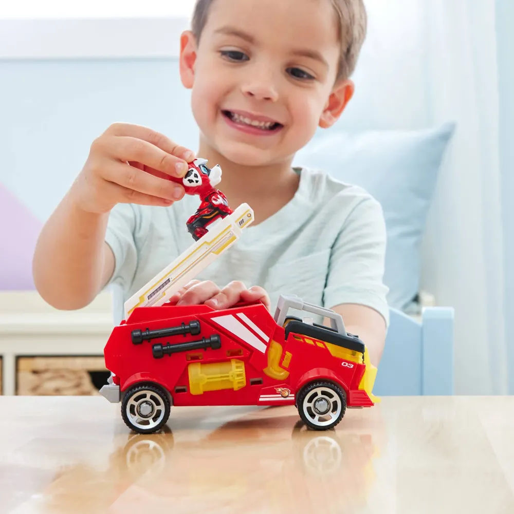 Paw Patrol The Mighty Movie Brandweerauto Met Licht En Geluid Met Marshall
