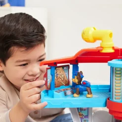 Paw Patrol Uitkijktoren Met Voertuigwerper 2 Chase-Actiefiguren De Politieauto Van Chase En Accessoires