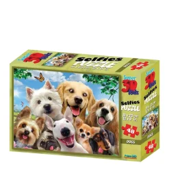 Philos Dog Selfie 3D Puzzel 48 Stukjes