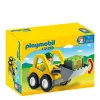 Playmobil 1-2-3 Graafmachine Met Werkman 6775