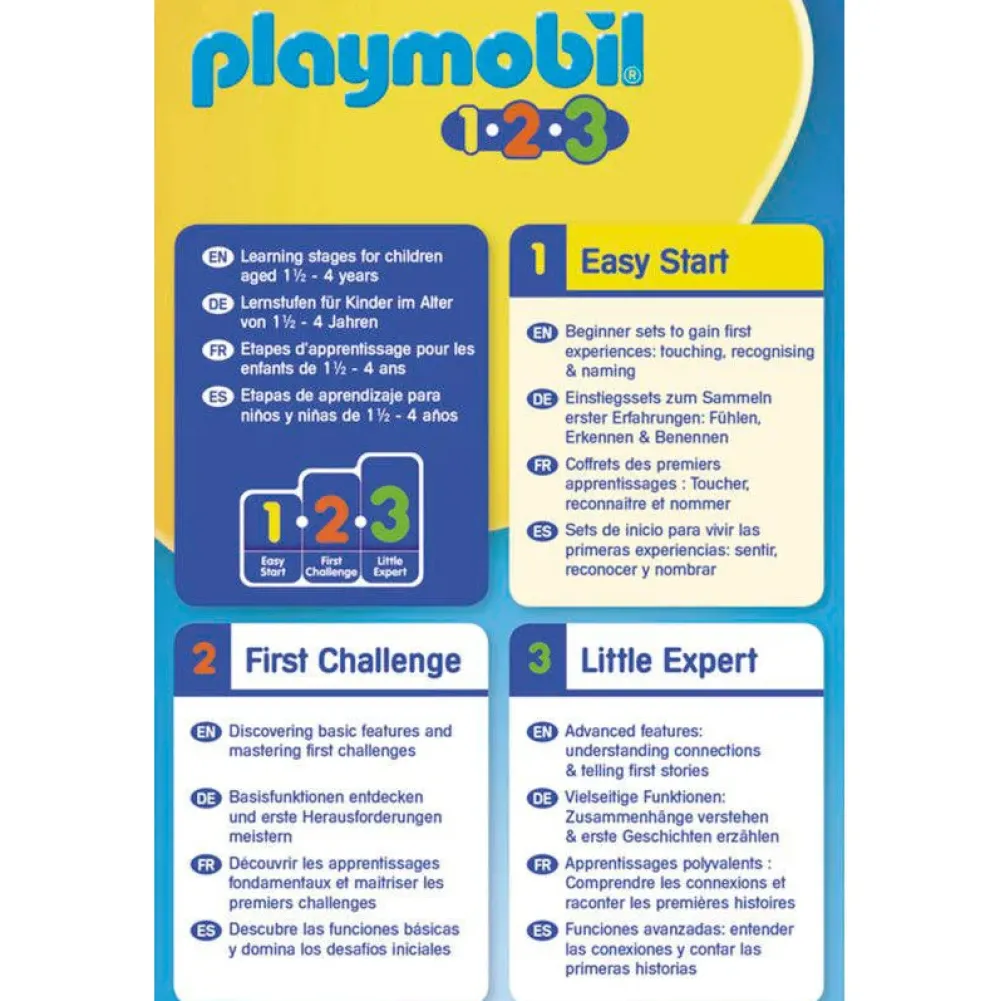 Playmobil 1-2-3 Ruiter Met Paard 70404