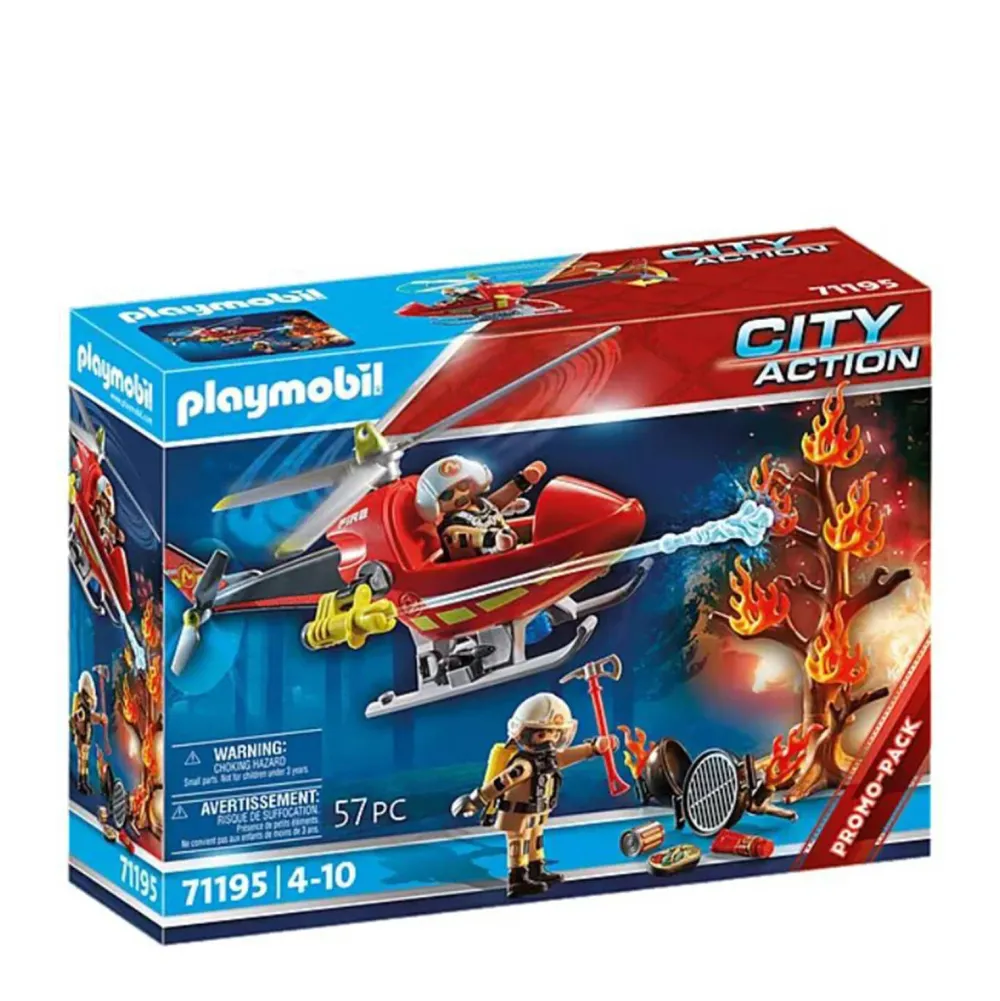 Playmobil City Action Brandbestrijding Helikopter - 71195