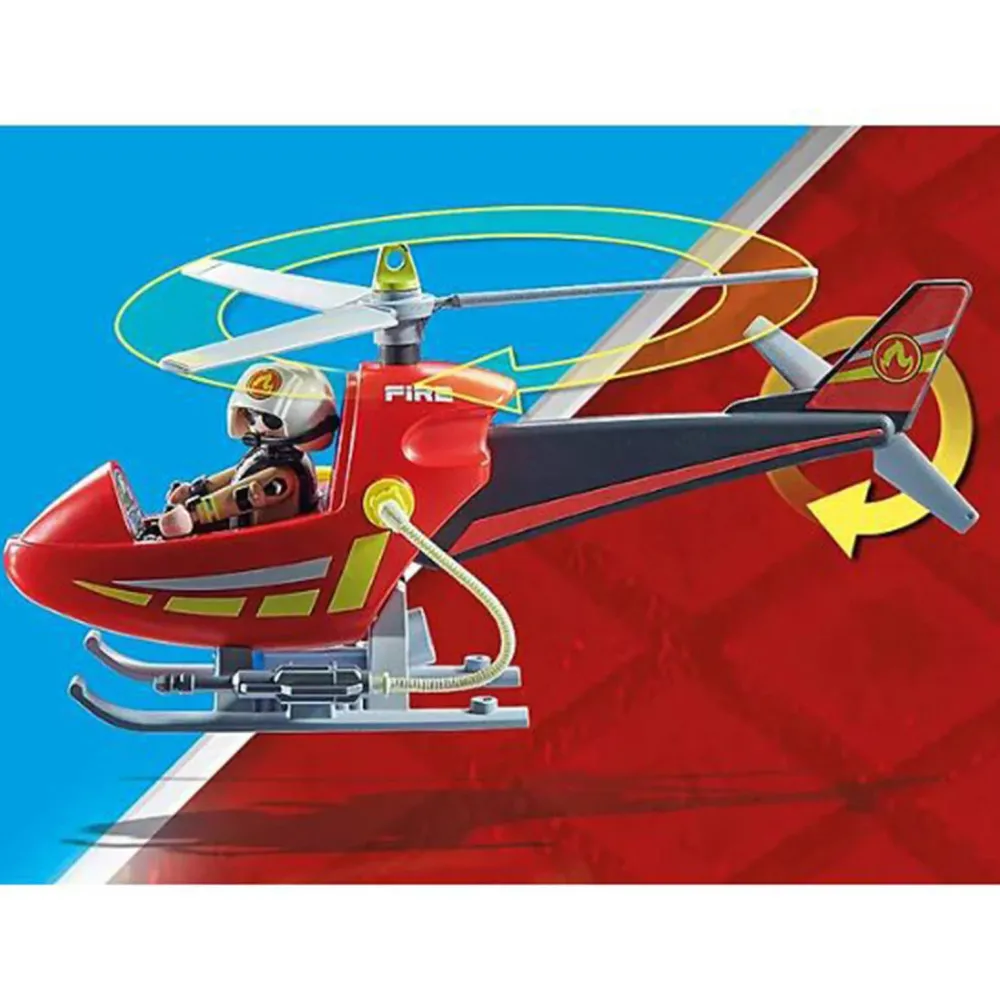 Playmobil City Action Brandbestrijding Helikopter - 71195