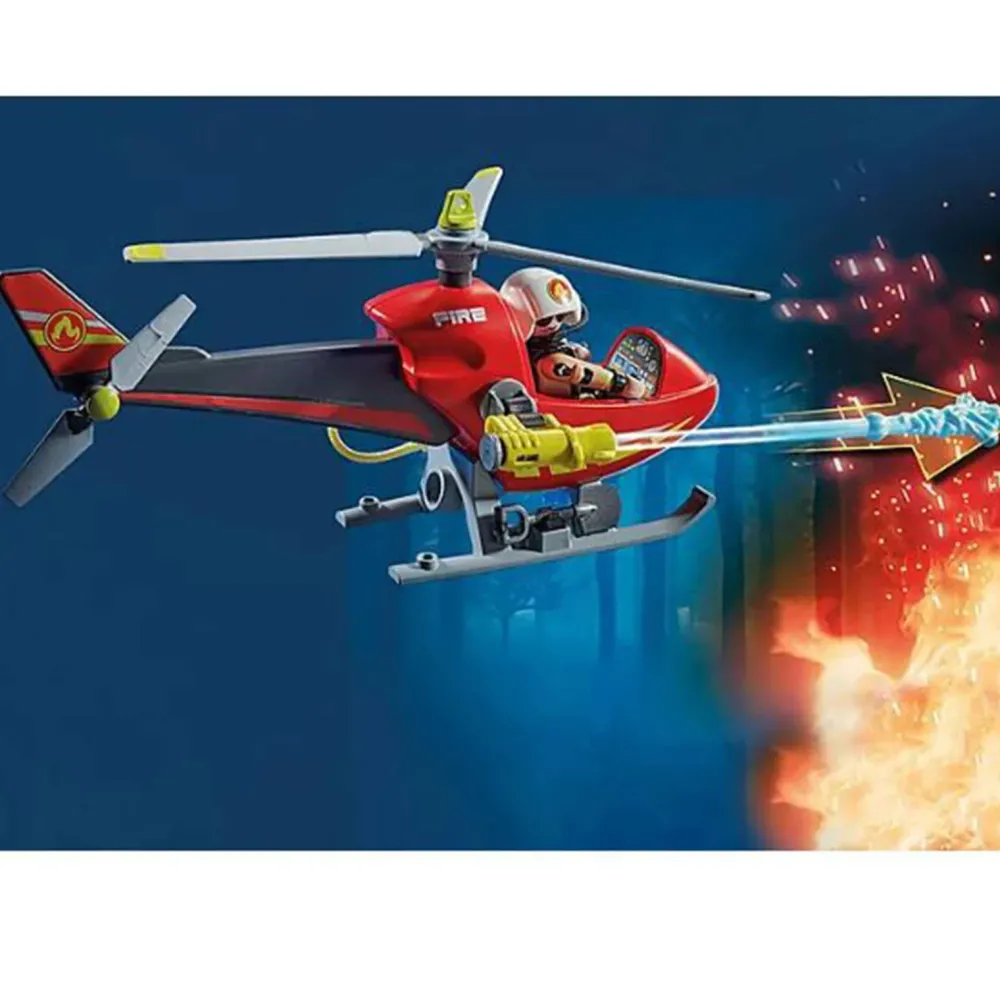 Playmobil City Action Brandbestrijding Helikopter - 71195