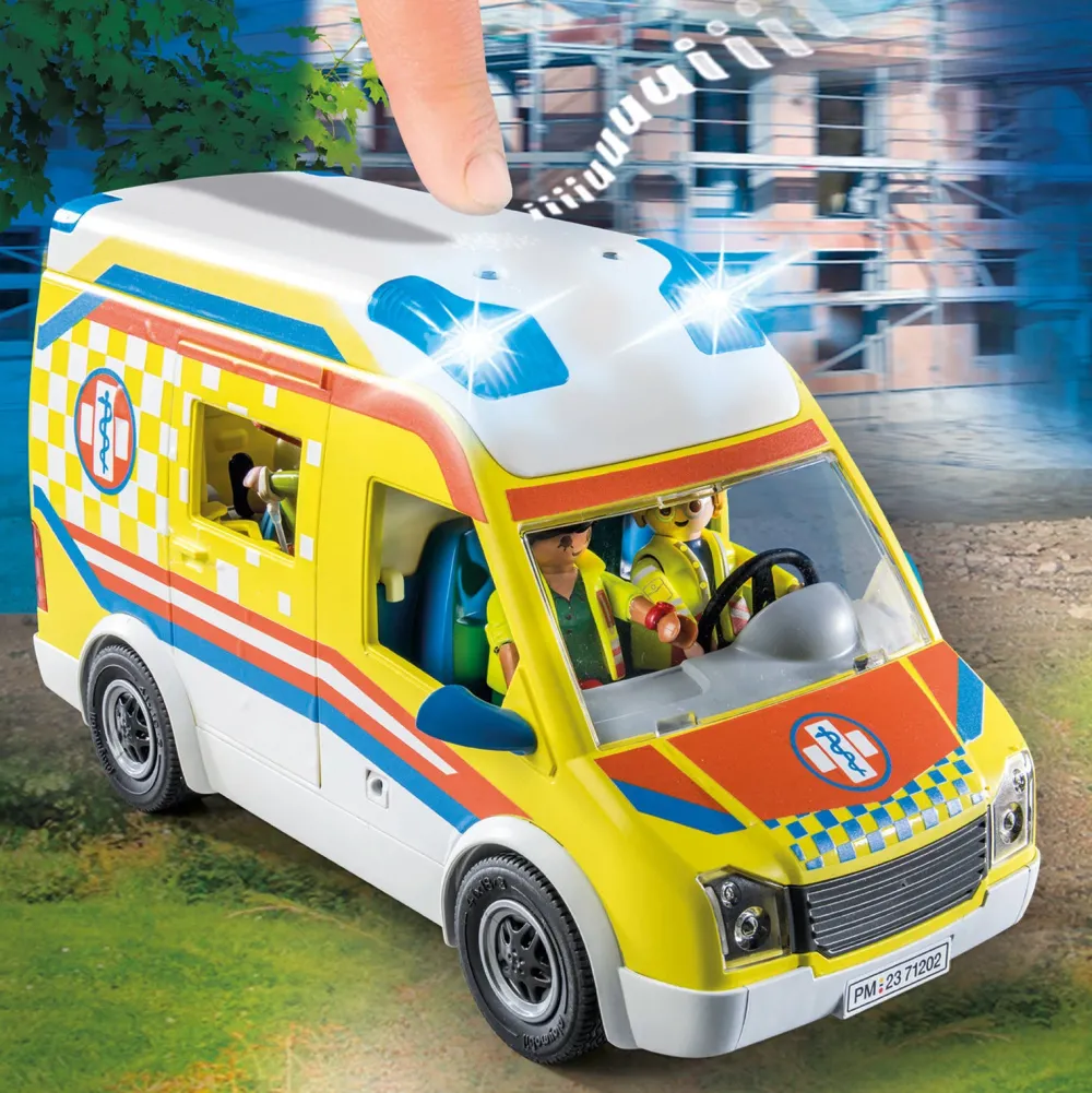 Playmobil City Life Ambulance Met Licht En Geluid - 71202
