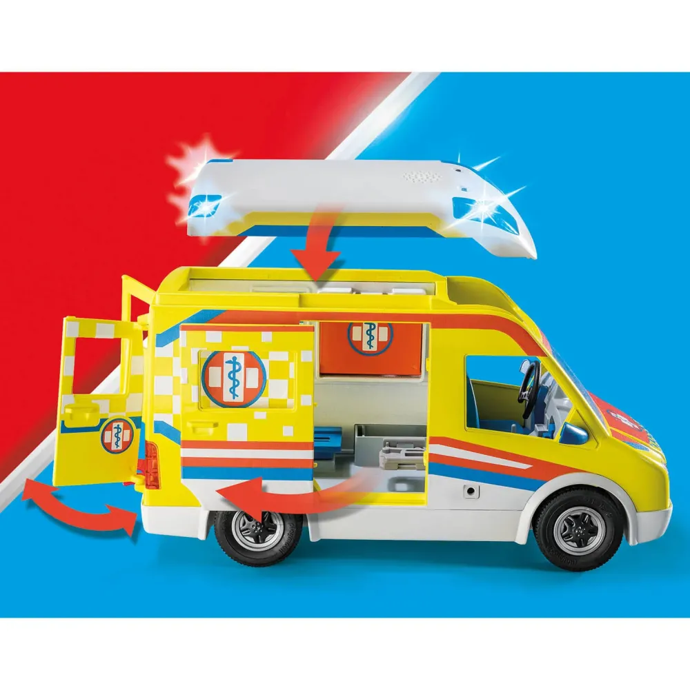 Playmobil City Life Ambulance Met Licht En Geluid - 71202