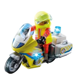 Playmobil City Life Noodmotorfiets Met Zwaailicht - 71205