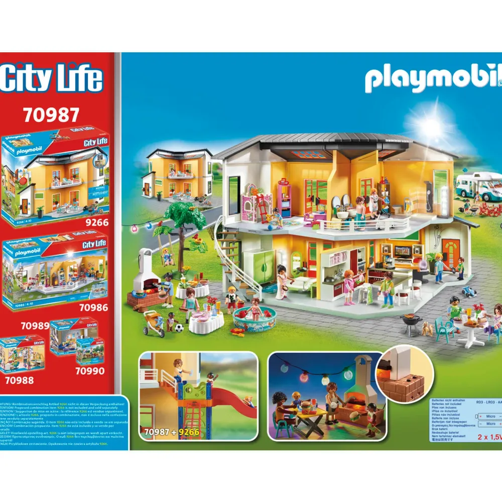 Playmobil City Life Zwembadfeest Met Glijbaan 70987
