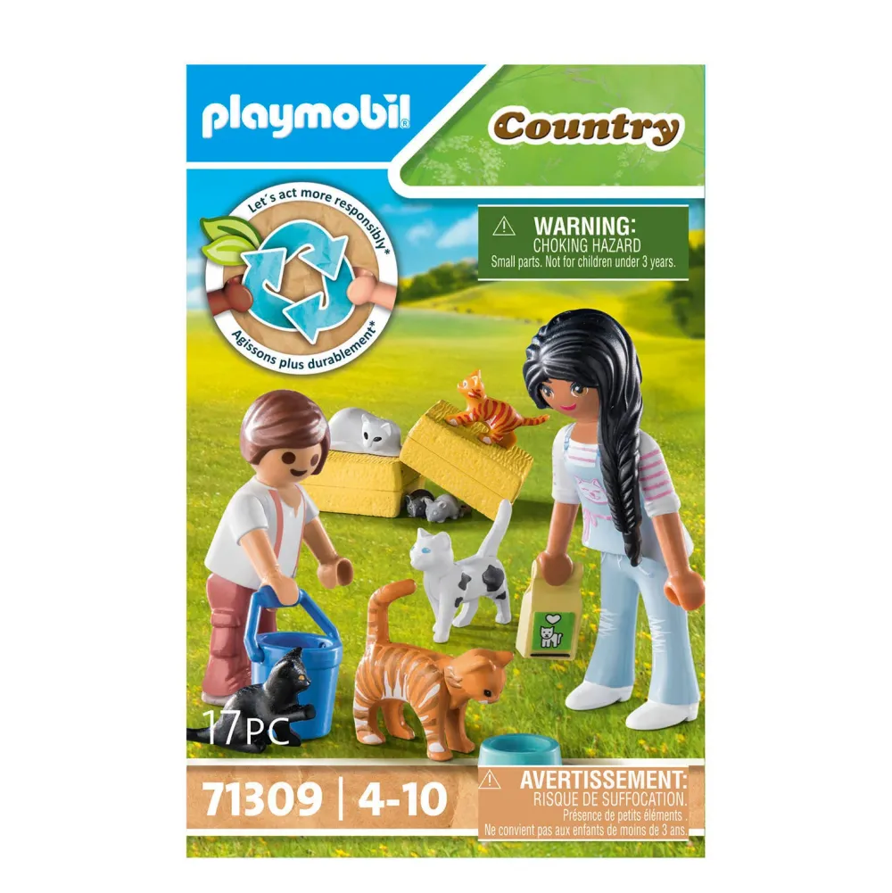 Playmobil Country Kattenfamilie - 71309