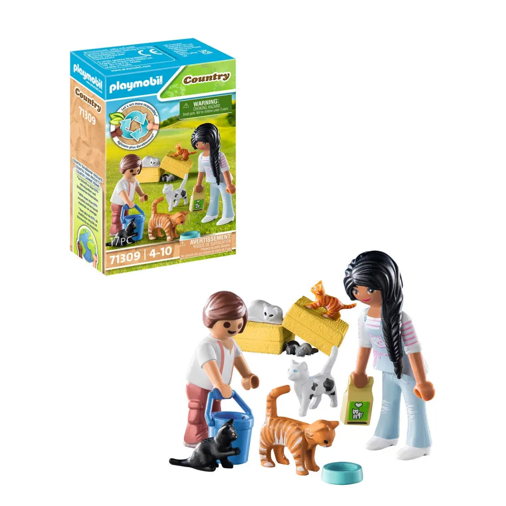 Playmobil Country Kattenfamilie - 71309