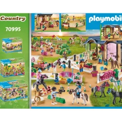 Playmobil Country Rijlessen Met Paardenboxen 70995
