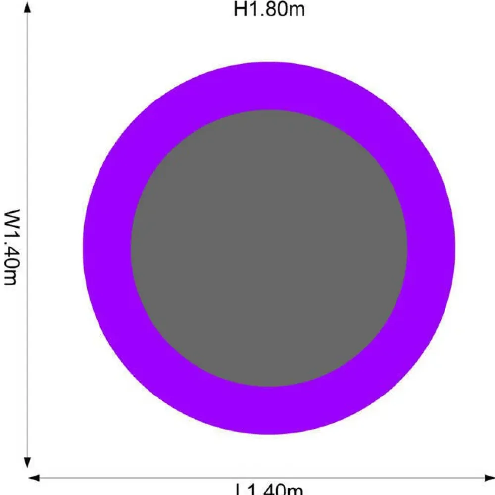 Plum Junior Trampoline Met Veiligheidsnet O140 Cm