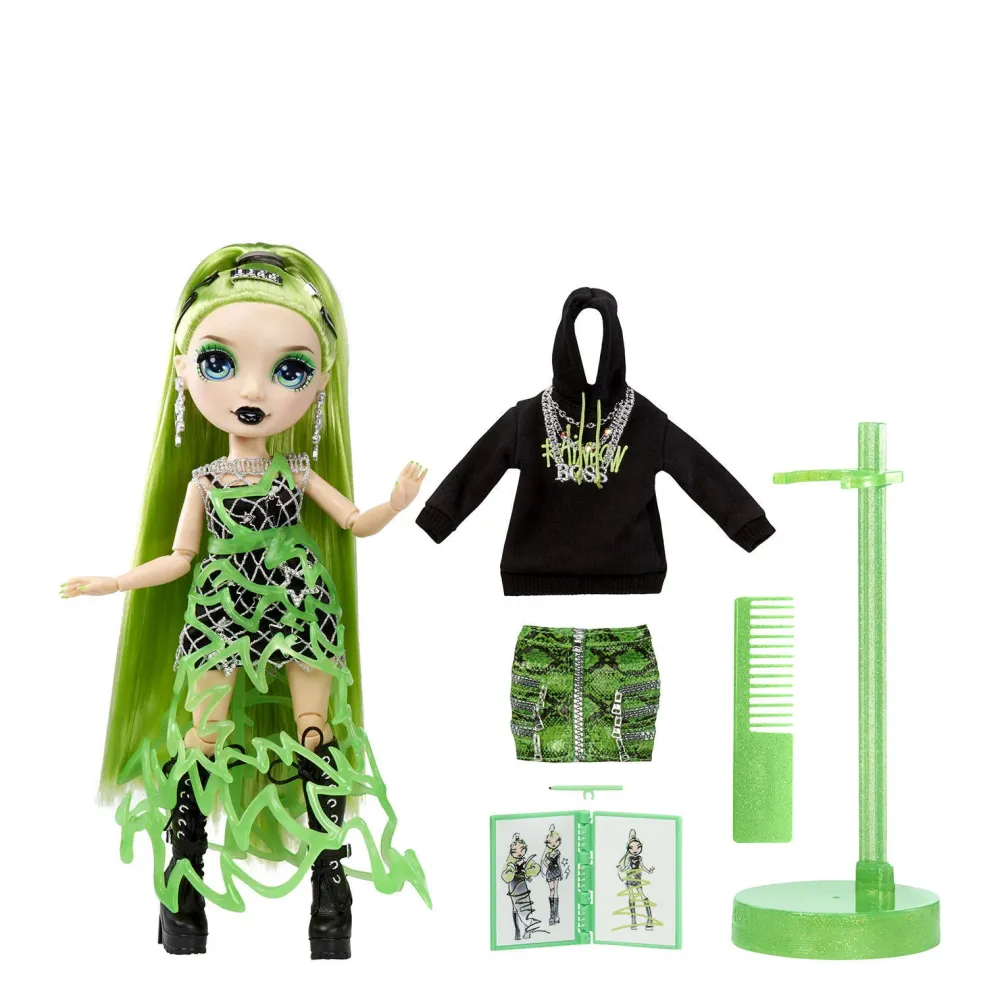 Rainbow High Fantastic Fashion Jade Hunter - Groene Pop