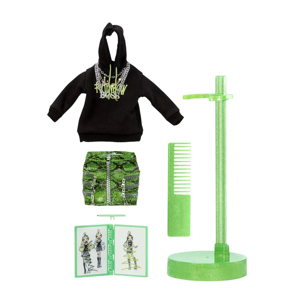 Rainbow High Fantastic Fashion Jade Hunter - Groene Pop