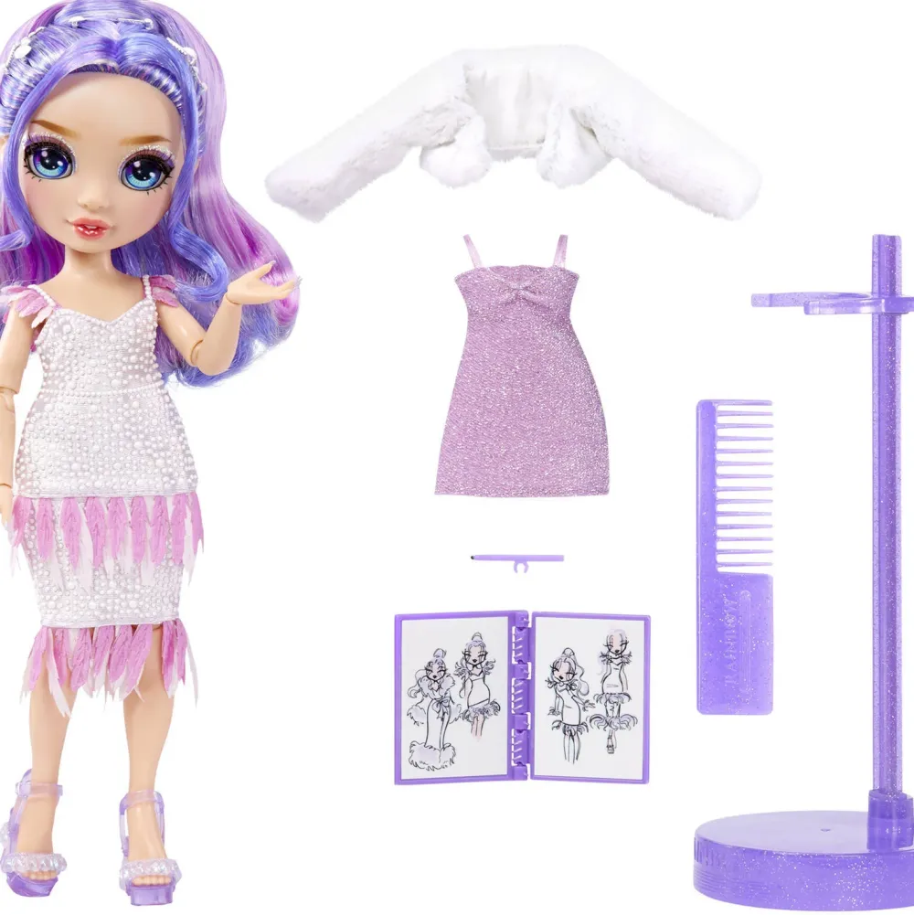Rainbow High Fantastic Fashion Violet Willow - Paarse Pop