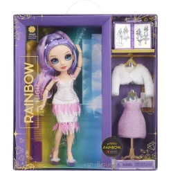 Rainbow High Fantastic Fashion Violet Willow - Paarse Pop
