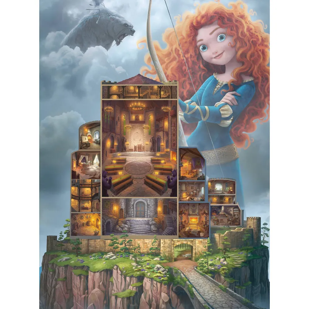 Ravensburger Disney Castles Merida Legpuzzel 1000 Stukjes
