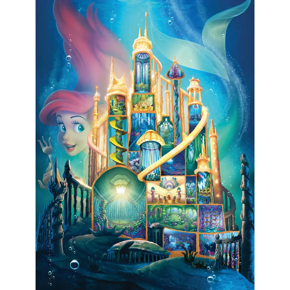 Ravensburger Disney Castles Ariel Legpuzzel 1000 Stukjes