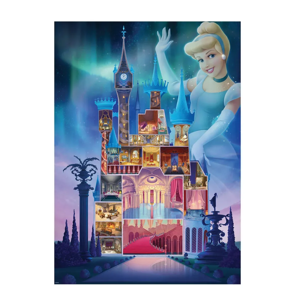 Ravensburger Disney Castles Cinderella Legpuzzel 1000 Stukjes