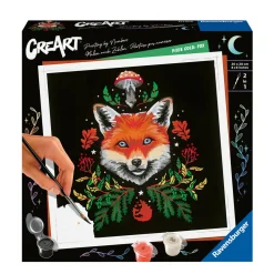 Ravensburger Pixie Cold Edition Fox - Schilderen Op Nummer Voor Volwassenen