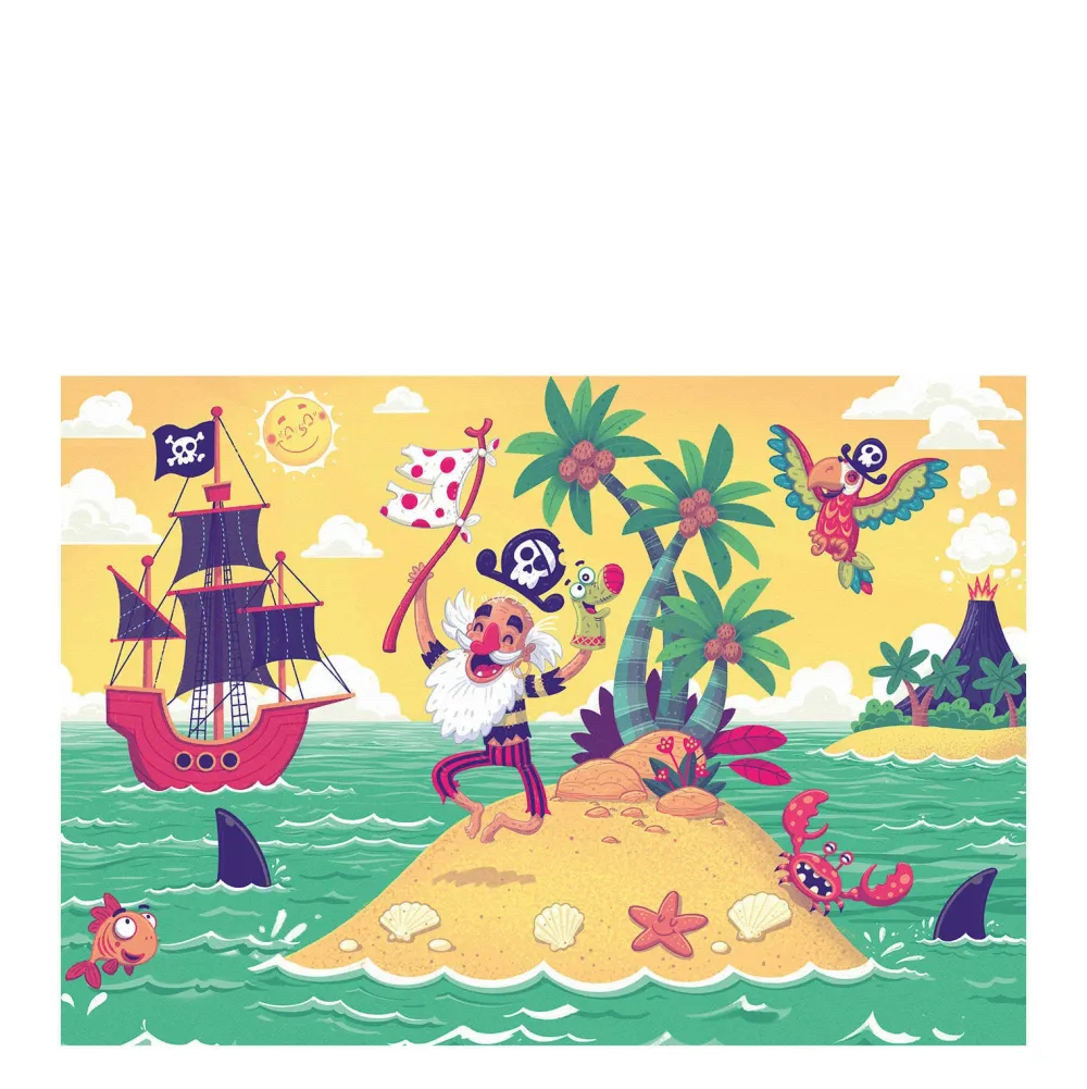 Ravensburger Puzzle & Play Piraten Legpuzzel 48 Stukjes