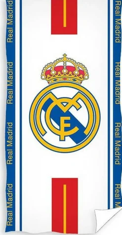 New Real Madrid Kinderstrandlaken (70X140 Cm) Wit