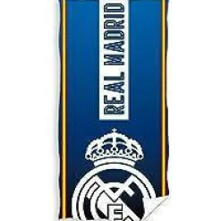 Outlet Real Madrid Kinderstrandlaken (70X140 Cm) Blauw