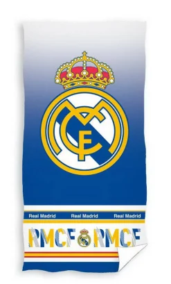 Clearance Real Madrid Kinderstrandlaken (70X140 Cm) Blauw