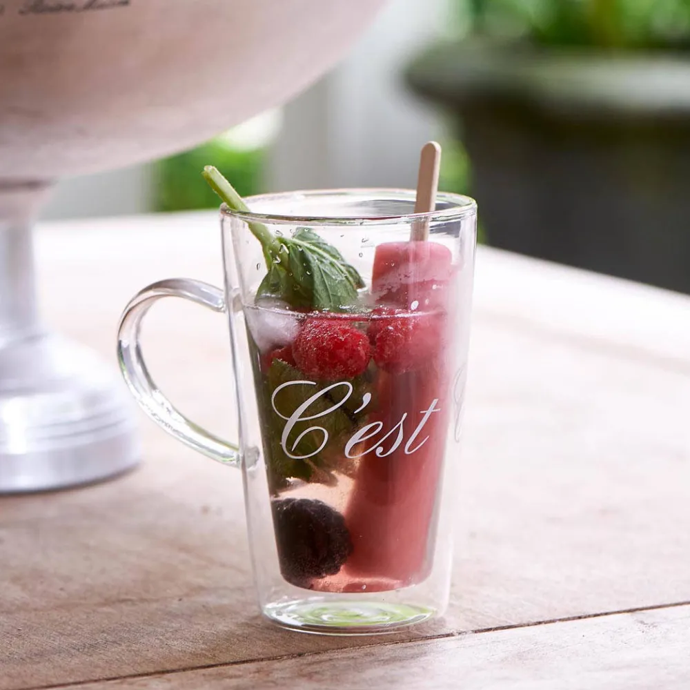 Outlet Riviera Maison C'Est Chaud Theeglas (O9 Cm)