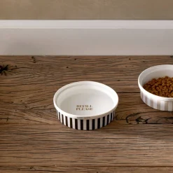 Riviera Maison Honden/Katten Drinkbak - Refill Please Cat & Dog Bowl - S (O 15.5X4,5 Cm)