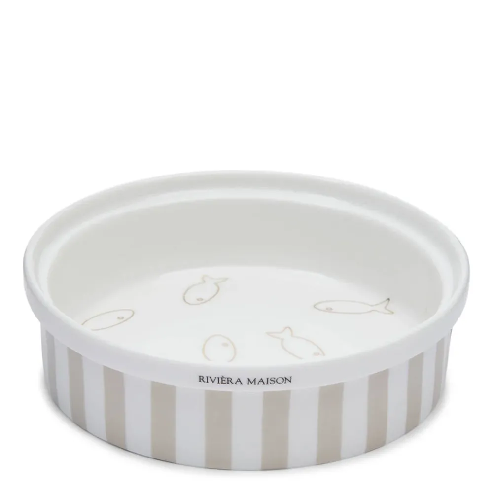 Clearance Riviera Maison Katten Voerbak - A Fish Tale Cat Bowl - S (O 15,5X4,5 Cm)