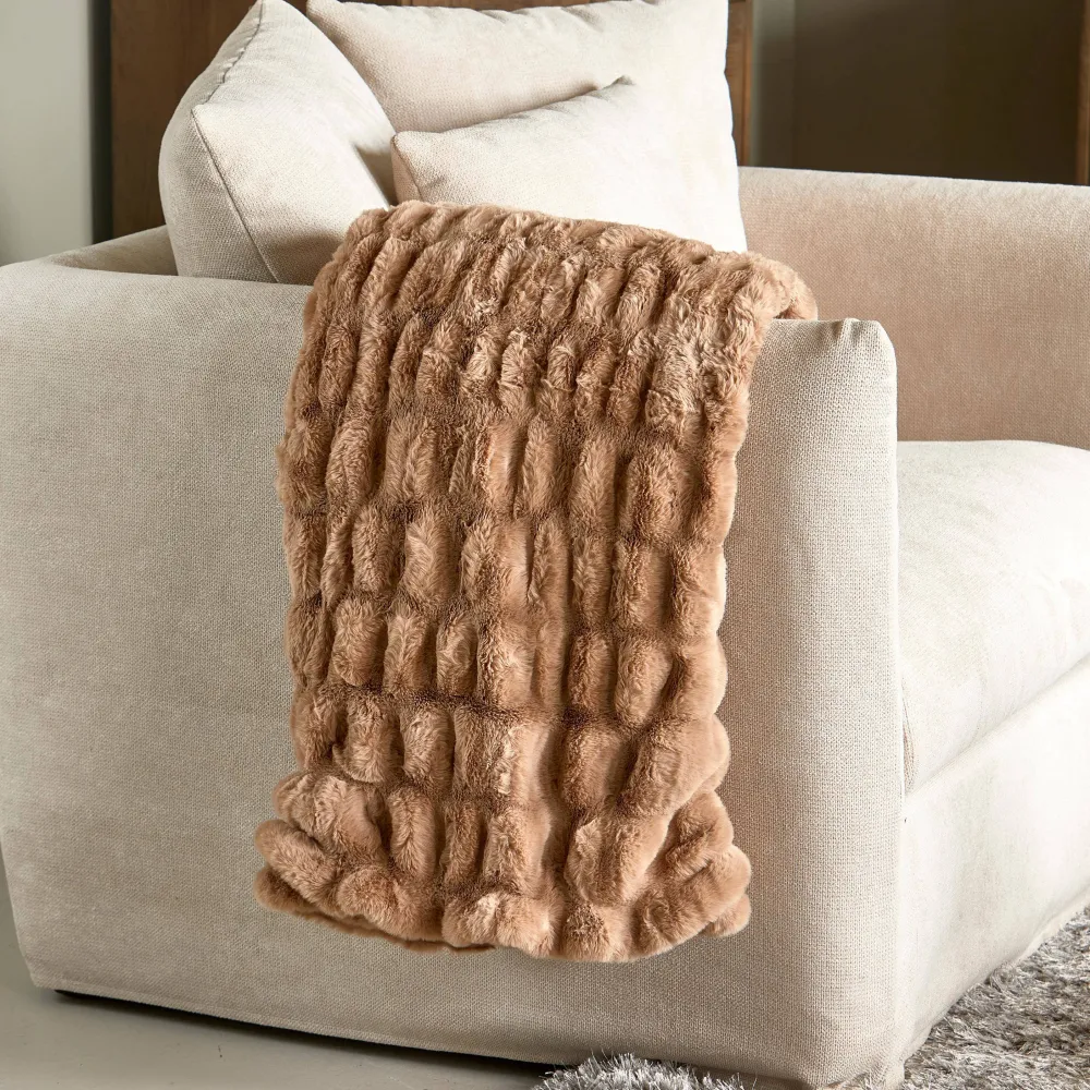 Discount Riviera Maison Plaid Rm Belfort Faux Fur (170X130 Cm)