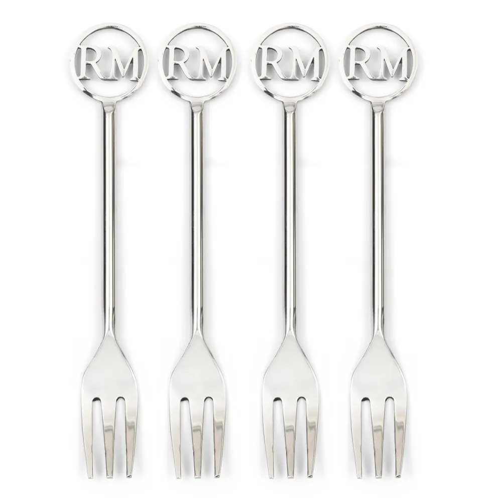 Riviera Maison Rm Monogram Gebaksvorkje (Set Van 4)