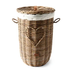 Best Riviera Maison Rustic Rattan Heart Wasmand (80 Liter)