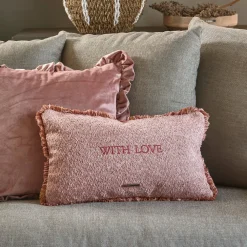 Online Riviera Maison Sierkussenhoes Rm With Love (30X50 Cm)