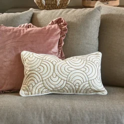 New Riviera Maison Sierkussenhoes Rm Velvet Beads (30X50 Cm)