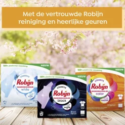 Robijn Classics Black Velvet Wasmiddeldoekjes - 4 X 16 Wasstrips - Voordeelverpakking - 64 Wasbeurten