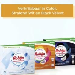 Hot Robijn Classics Stralend Wit Wasmiddeldoekjes - 4 X 16 Wasstrips - Voordeelverpakking - 64 Wasbeurten