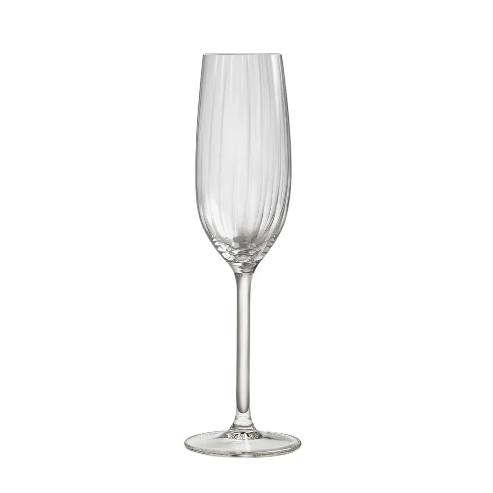 Clearance Royal Leerdam Champagneglas Plisse (Set Van 4)