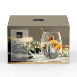 New Royal Leerdam Waterglas Plisse (Set Van 4)