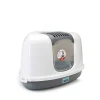 New Savic Nestor Corner - Kattenbak - Grijs/Wit - 58X45X40 Cm