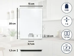 New Soehnle Page Compact Keukenweegschaal