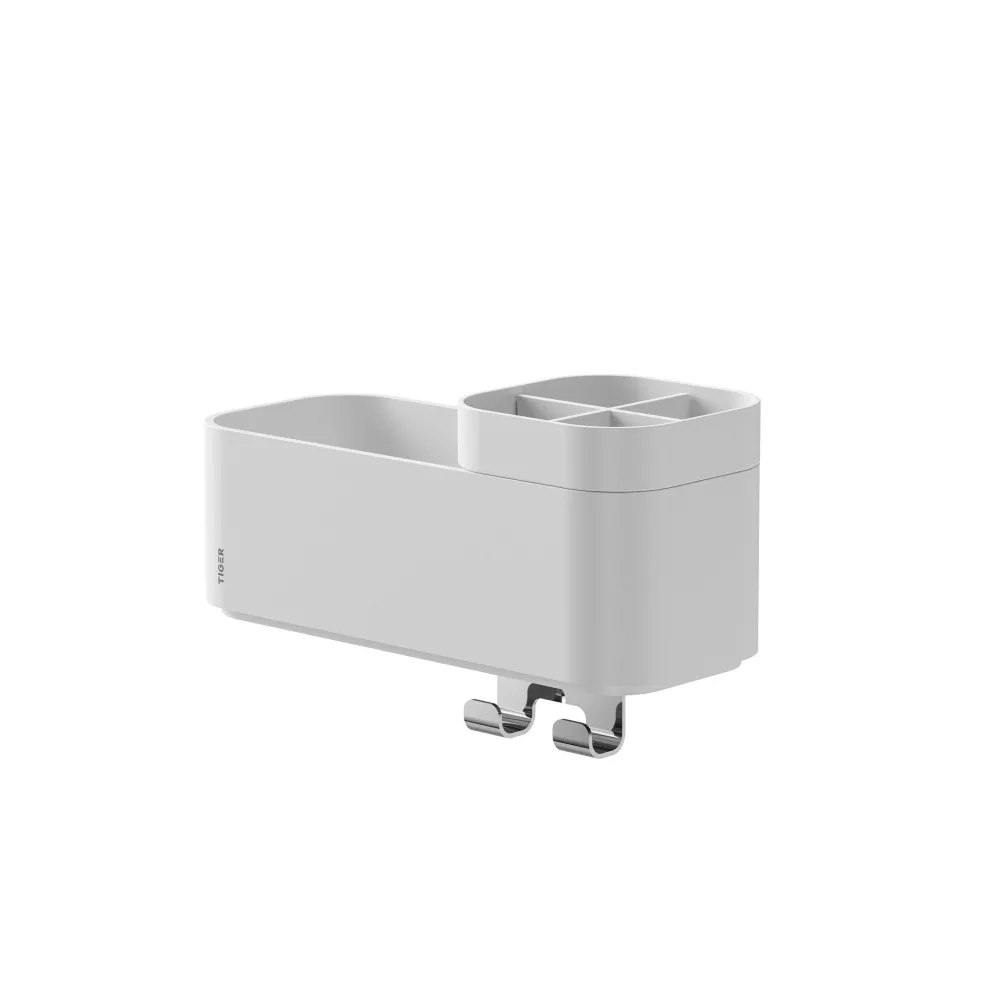 Clearance Tiger Opbergbak Met Handdoekhaak 2-Store (24,9X15,7 Cm)