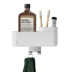 Clearance Tiger Opbergbak Met Handdoekhaak 2-Store (24,9X15,7 Cm)