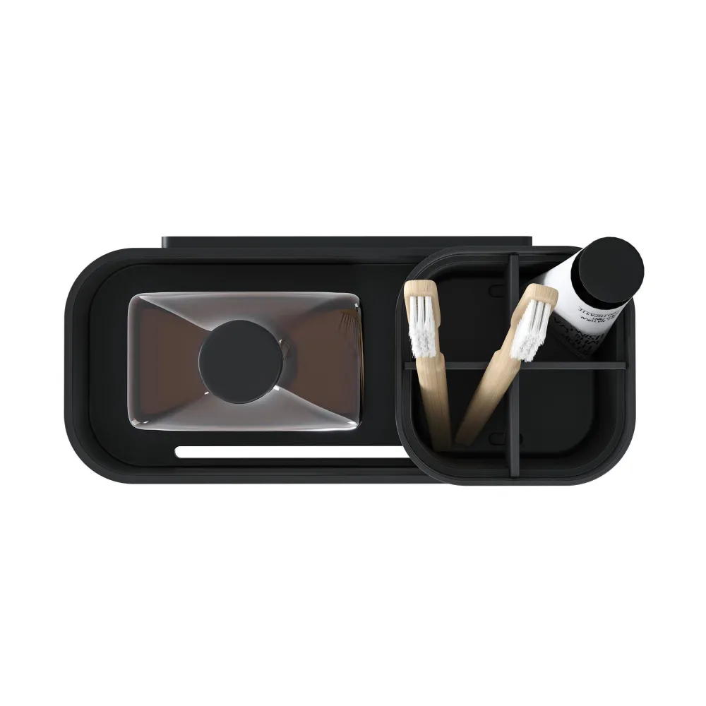 Tiger Opbergbak Met Handdoekhaak 2-Store (24,9X15,7 Cm)