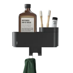 Tiger Opbergbak Met Handdoekhaak 2-Store (24,9X15,7 Cm)