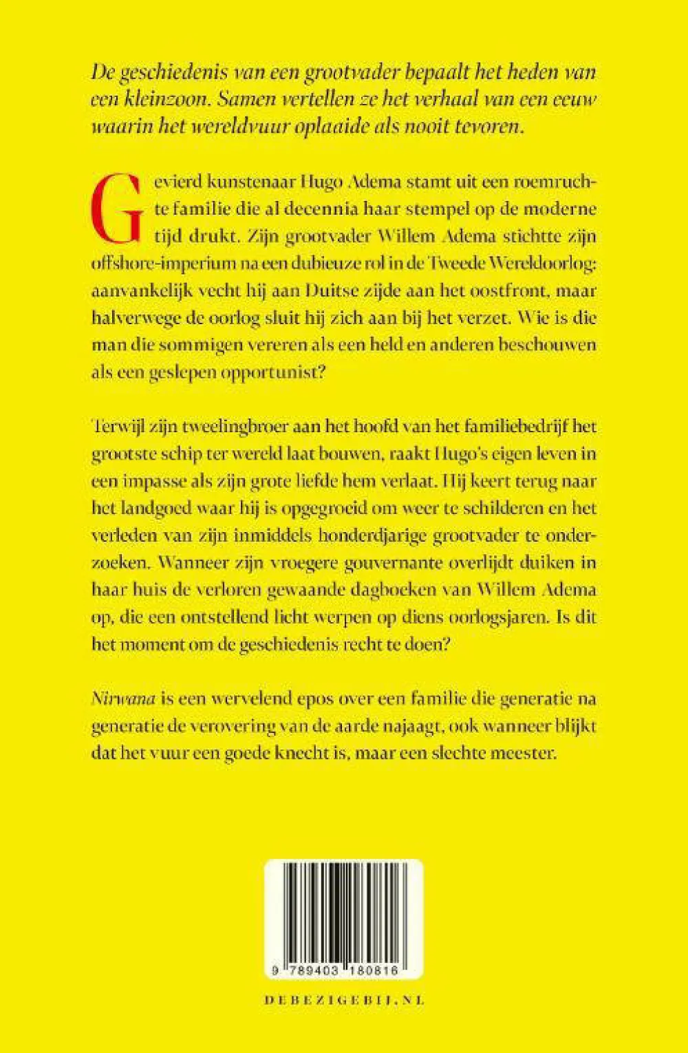 wehkamp Tommy Wieringa Nirwana