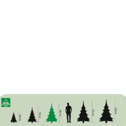 Discount Triumph Tree Verlichte Kerstboom Forest Frosted (H185 X O130 Cm)